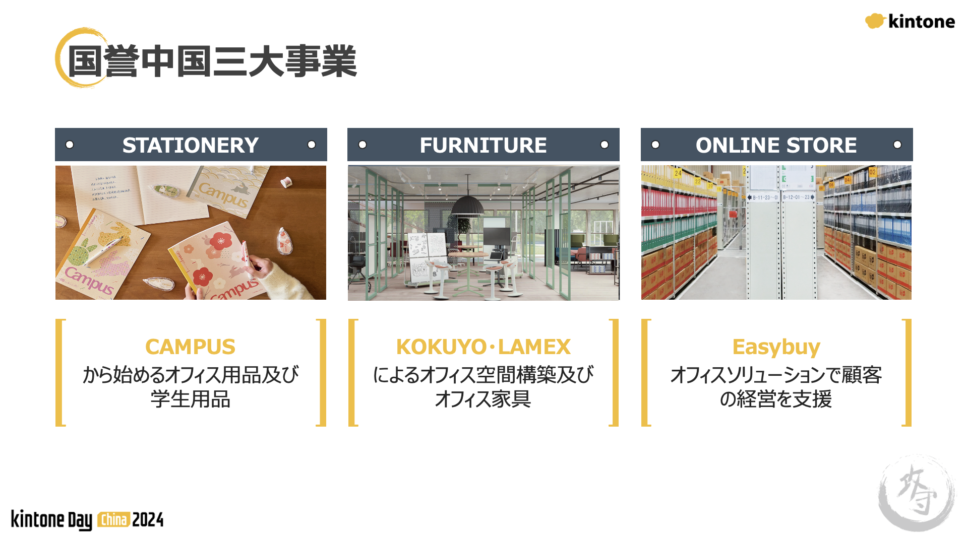 国誉中国三大事業
